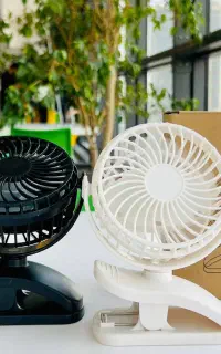 پنکه شارژی مدل Clip fan KK-18