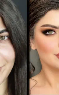میکاپ و شینیون باهم 1میلیون با هدیه ویژه