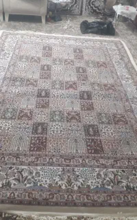 فرش دستباف 6 متری سنتی طرح خشتی بیرجندی