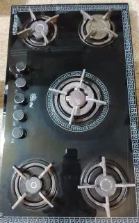 اجاق گاز ۵ شعله شیشه ای