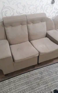 مبل هفت نفره به رنگ نسکافه ای