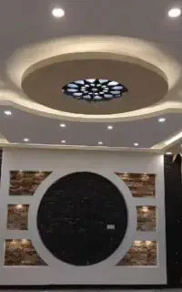 کناف کلیک پی وی سی نقاشی ساختمان کاغذ دیواری