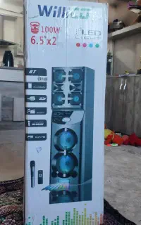 اسپیکر شارژی  معاوضه هم دارم با گوشی