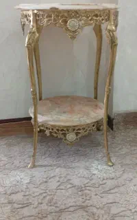 میز تلفن برنز
