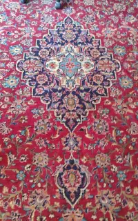 فرش دست باف قدیمی کم کارکرد..کلکسیونی..
