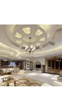 کناف تی وی وال کاغذ دیواری نرده استیل سقف کاذب