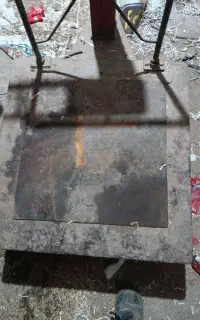 باسکول سنگی پانصد کیلو راحت وزن میکند قدیمی وسنگین