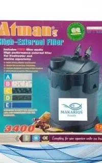 اکواریوم وفیلتر سطلی 3400اتمن