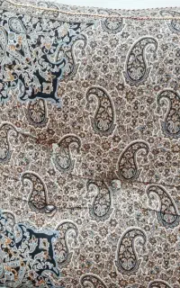 پشتی ترمه اصل یزدی