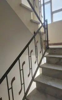 نرده راه پله فلزی