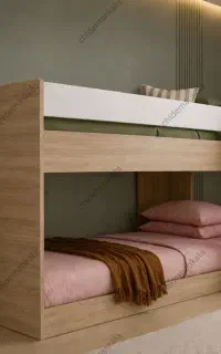 تخت خواب دو طبقه تمام ام دی اف