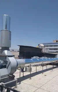 کانال سازی هودصنعتی لوله هواکش همه نقاط
