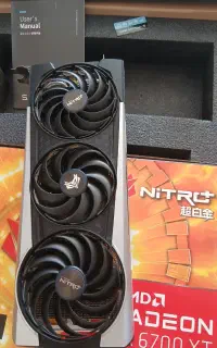 کارت گرافیک 6700xt nitro plus 12gb