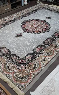 گلیم فرش کاملا طرح فرش در حد نو
