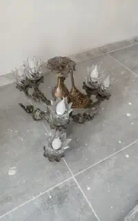 لوستر برنزی دوعدد