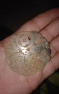 سنگ یشم تراش خورده قدیمی اصل