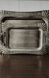 دو سینی استیل