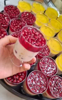 ژله و کاسترد فله ایی