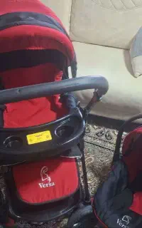 ست وسایل کودک دلیجان قرمز رنگ