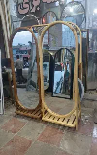 آینه دفرمه .آینه چوبی.آینه فلزی.