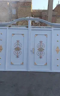 درب باغ ویلایی حیاط  دو قلبی تمام سنگین