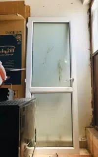 درب پی وی سی بدون چهار چوب