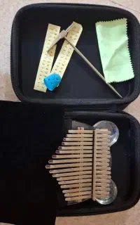 کالیمبا آکریلیک شفاف نو + لوازم کامل