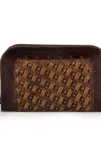 کیف کوچک مدارک قهوه ای (گمشده)