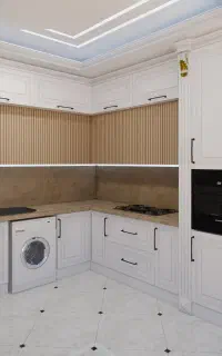 اجرا و طراحی سه بعدی کابینت‌کمد دیواری+نقشه اجرای