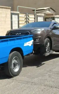 یدک کش چرخگیر خودروبر جرثقیل امداد خودرو ۲۴ ساعته