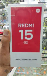 Redmi15حافظه 256رم 16باطری7000مدل5G
