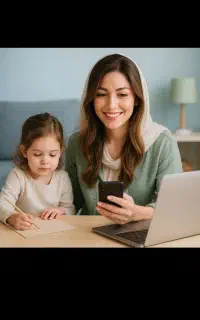 کار با گوشی در منزل