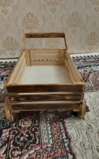کالسکه چوبی دست ساز
