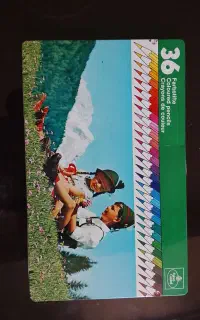 مداد رنگی فابر قدیمی ،سوسمار نشان