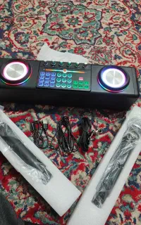 اسپیکر همراه و میکسر پخش زنده