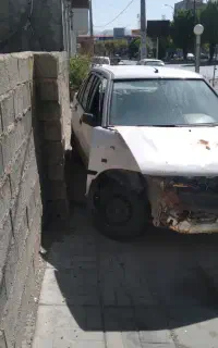 پراید مدل ۸۶ تصادفی
