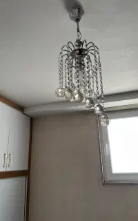 لوستر شیک همراه چراغ خواب