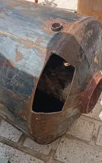 جوشکاری تعمیر آبگرمکن ایستاده وساخت تانکر آب