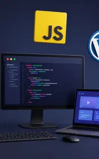 طراحی سایت مدرن  HTML CSS JS  WordPress  AI