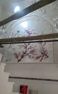 نقاشی ساختمان اکرولیک پلاستیک