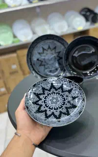 سرویس آرکوپال ۶ نفره ۲۶ پارچه ملودی مشکی