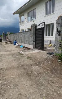 واش بتن . جدول موزاییک. نما . کاشی کاری .