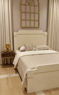 لوکس و مدرن تخت 90/120/سرویس خواب /خوش خواب