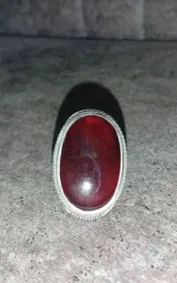 انگشتر عقیق یمن شرابی