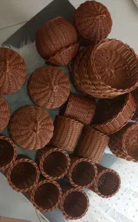 سبد بافی در شهر تفرش