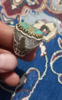 انگشتر فیروزه خوش دست