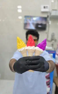 اموزش قیفی،بستنی سنتی،بارسفت کن،دستگاه قیفی