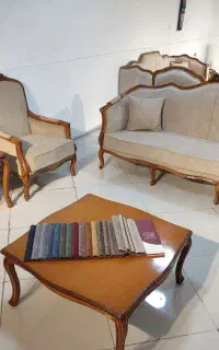 مبل سه گل فرانسوی