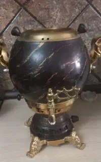 سماور گازی شیک طرح ماربل