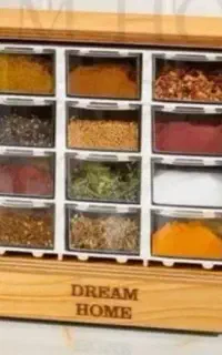 جا ادویه طرح چوب نظم دهنده زیبا